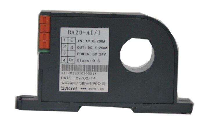 Direct input current 0-200A by Ancori direct direct perforated perforation type AC current sensor BA20-AI I (V)