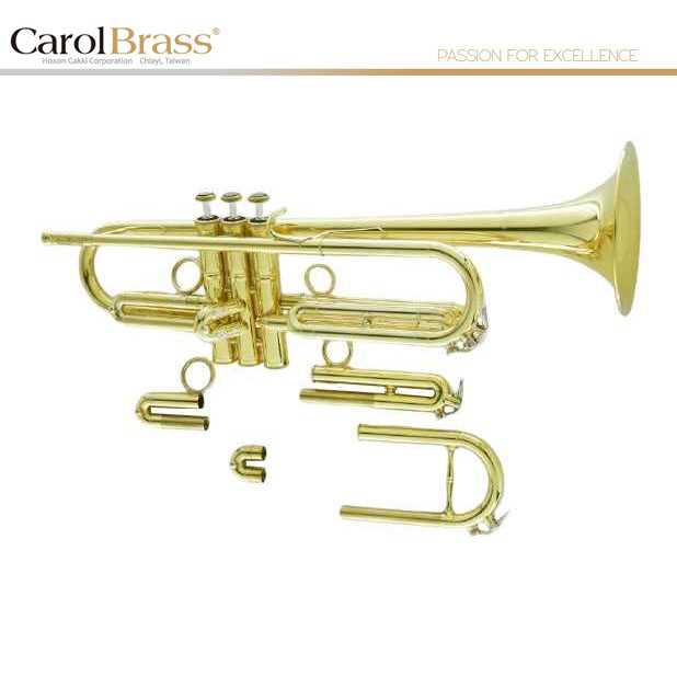 CTR-5000L-YLT-Bb G-L CarolBrass Carroll trumpet
