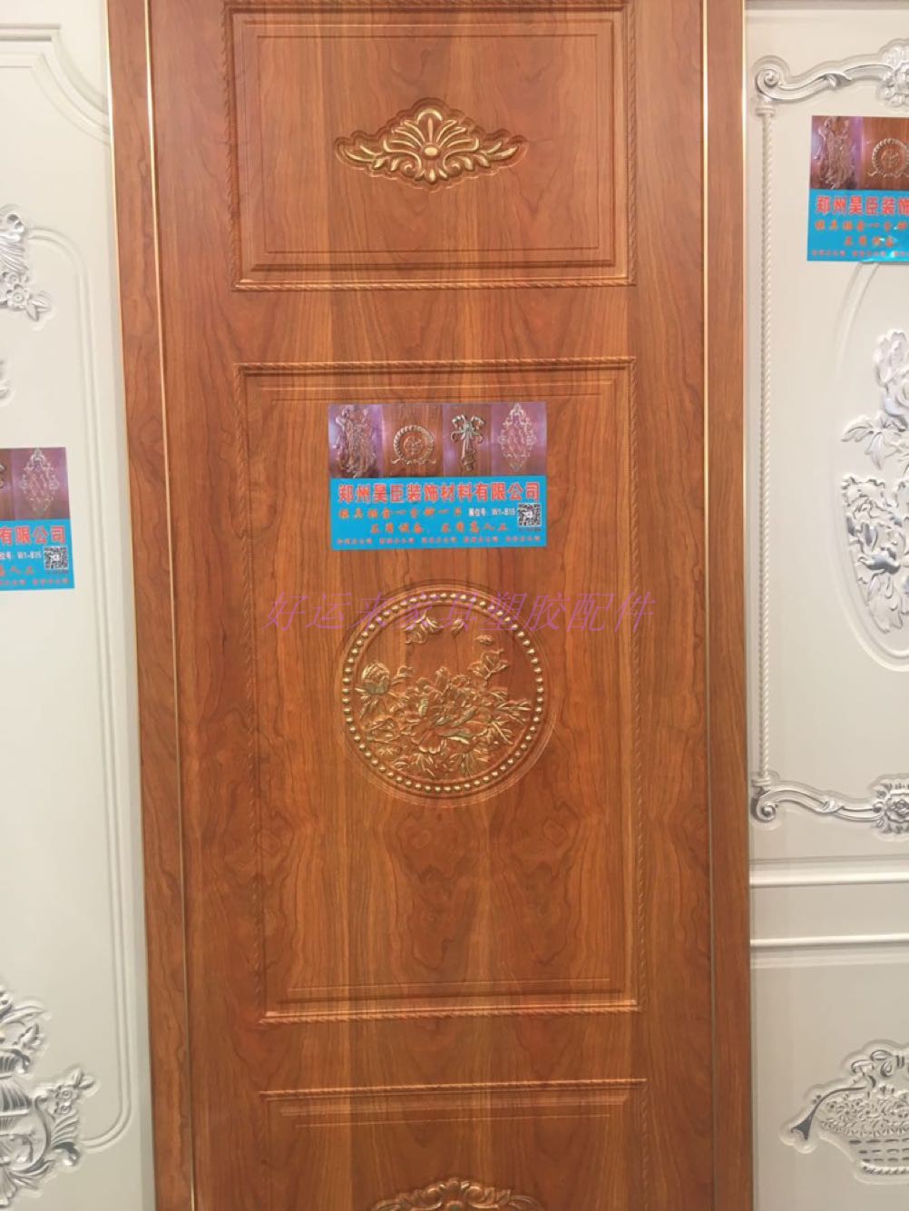 Phụ kiện nội thất nhựa Hoa nhựa cửa trượt hoa chạm nổi hoa tủ cánh cửa hoa góc hoa mềm mại dòng 2292 hoa máy bay - Nhà cung cấp đồ nội thất móc tường