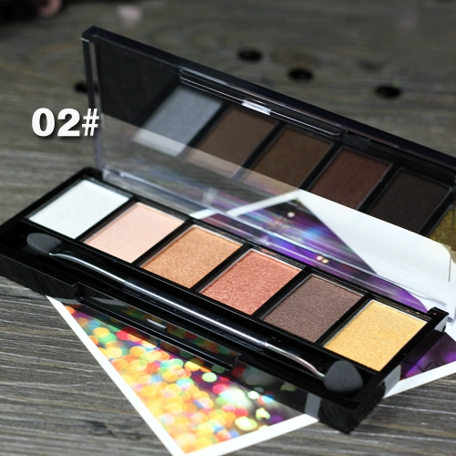 Sugarbox / Sugar Case Retro Six-Color Smoky Eyeshadow bảng mắt hàn quốc