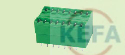 Plug-in terminal block KF2EDGVH-5 0 2EDGVHM-5 0mm double row needle seat with positioning needle seat