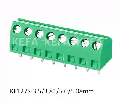 Screw type PCB terminal block KF127S-3 5 3 81 5 0mm 5 08mm Terminal miter terminal