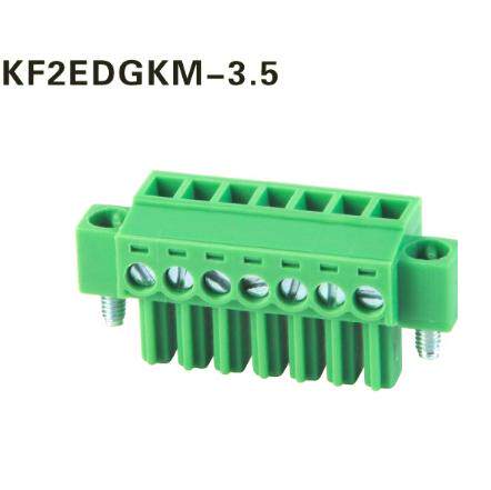 Plug - in terminal terminal KF2EDGKM-3 5mm with ear positioning hole seat wiring manufacturer direct sales