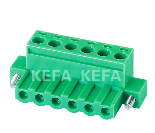 Plug-in terminal KF2EDGKM-5 0mm with ear hole seat factory direct plug-in type