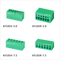Corfa screw-type PCB wiring terminal KF105V 105R-5 0 7 5mm more than one Pole more than one bits can be spliced arbitrarily