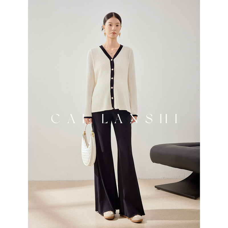 Noble Baby Maternity Wear 2026 New Style Belly-Covering Slimming Knitted Top Loose Casual Flared Pants Spring and Autumn Style Noble Baby Maternity Wear 2026 New Style Belly-Covering Slimming Knitted Top Loose Casual Flared Pants Spring and Autumn Style