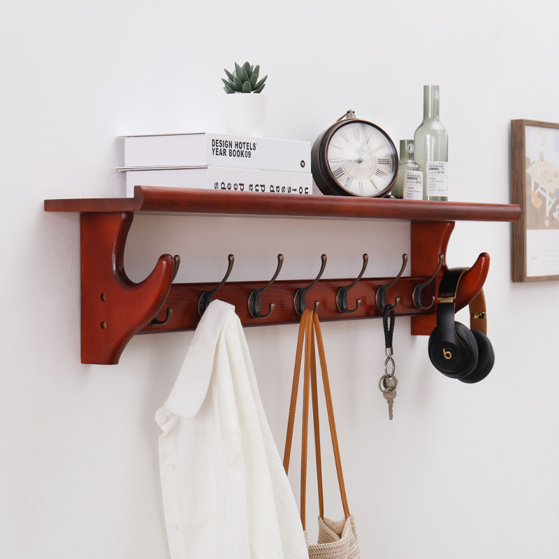 Clothes Hanger Wall Hanging Solid Wood Storage Rack Entrance Clothes Hook Bedroom Coat Rack Clothes Hook Wall Hanging Wall Clothes Hanger Wall Hanging Solid Wood Storage Rack Entrance Clothes Hook Bedroom Coat Rack Clothes Hook Wall Hanging Wall