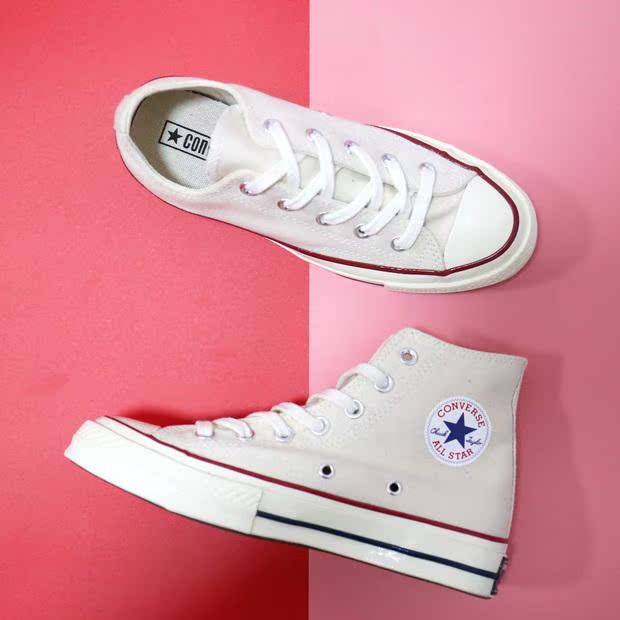 Convers Converse 1970s Giày trắng đế cao thấp của Samsung 162053C162062C - Plimsolls shop giày thể thao nam