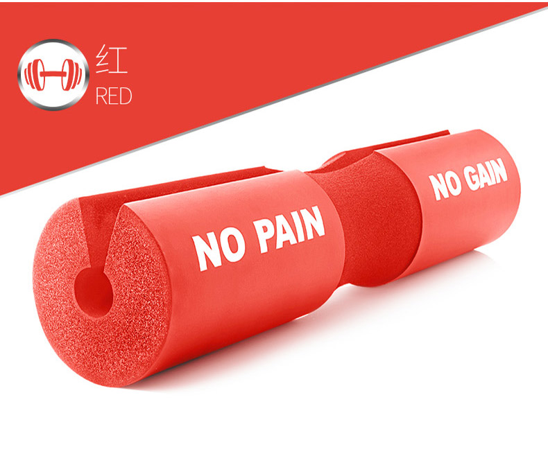 Squat cổ bảo vệ barbell vai pad barbell pad dày dài barbell quả tạ thanh thiết lập thể dục squat thể thao bảo vệ thiết bị băng gối bảo vệ dây chằng