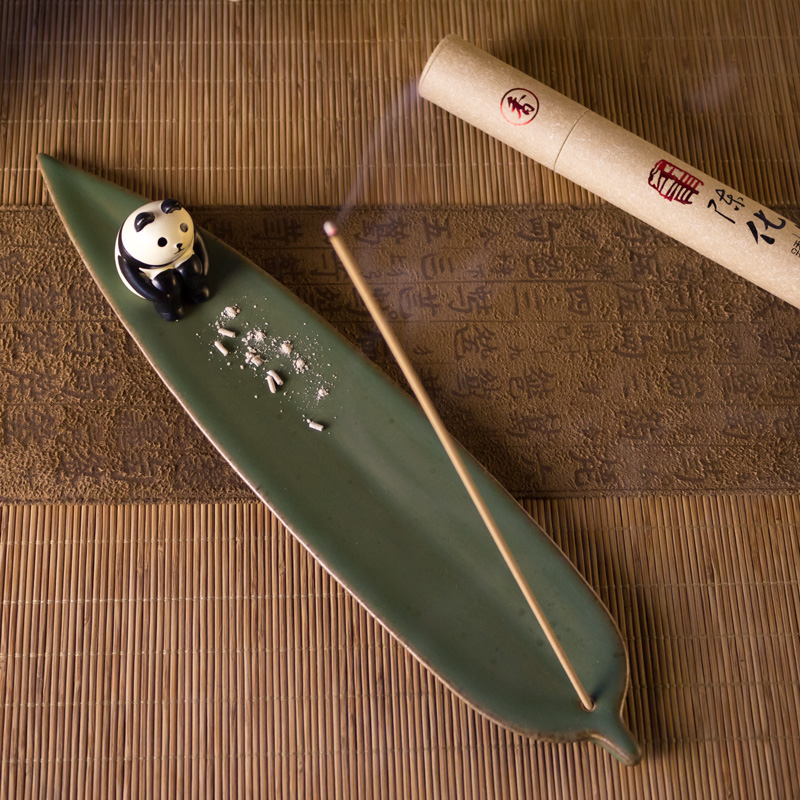 Creative Line Fragrant seat Ceramic Home Zen room Incense Stove Pendulum with new Chinese style Aroma Japan Tea Dao Lavender