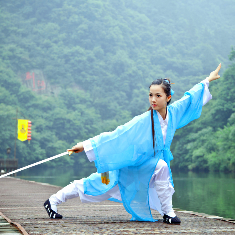 Wudang Xiuhua Daoyuan Xiuhua Daoyuan Taiji clothing embroidery competition performance clothing Gong men and women custom-made