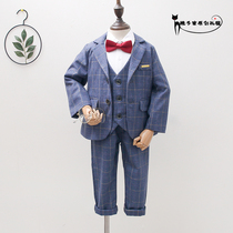 Childrens suit boys suit suit Han - Edition flower children wedding leisure 2023 spring - fall boy suit costume show