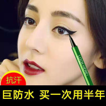 BOB Eye line Pen waterproof without fainting persistent perspiration anti-perspiration no-decolorizing speed dry hard head eye line liquid pen New hand beginner