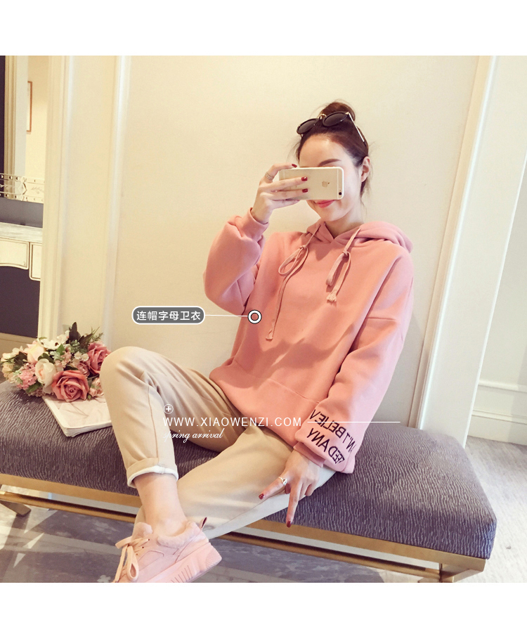Quần dày nữ mùa thu đông 2018 mới rộng rãi hoang dã quần âu cao eo cộng với quần nhung cà rốt chân quần harem quần vải nữ