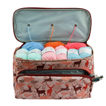 Large Capacity Gross Line Containing Bag DIY Weaving Tool Square Containing Bag Multifunction Woolen Clothing Needle Containing Finishing