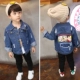 Áo khoác denim trẻ em mùa xuân và mẫu mùa thu 2018 bé trai mới cho bé phiên bản Hàn Quốc áo sơ mi 1-2-3-4-5 tuổi