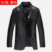 Áo khoác da nam cao cấp phù hợp với áo khoác da nam mỏng, áo khoác da nam trung niên mới