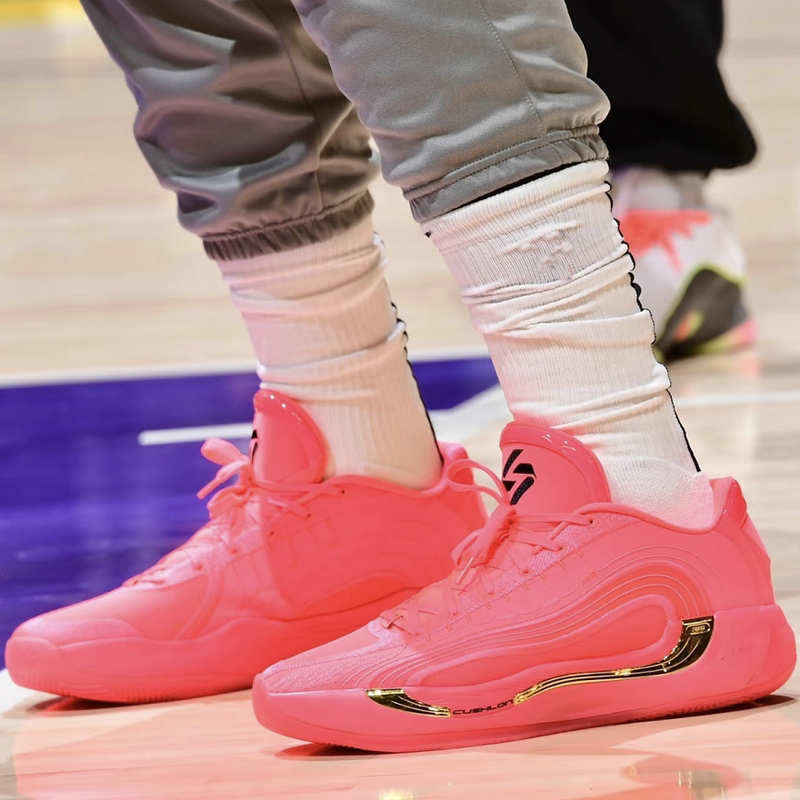 New Dončić 4Th Generation Luka 4 Men's Wear-Resistant Breathable Sports Women's Peach Cushioning Practical Basketball Shoes