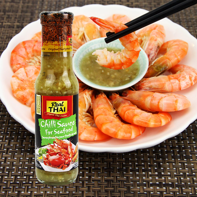 Thai Imported Liertai Seafood Chili Sauce Sour spicy BBQ Dip Sauce Dip Seasonings Imported Thai sauce 270g