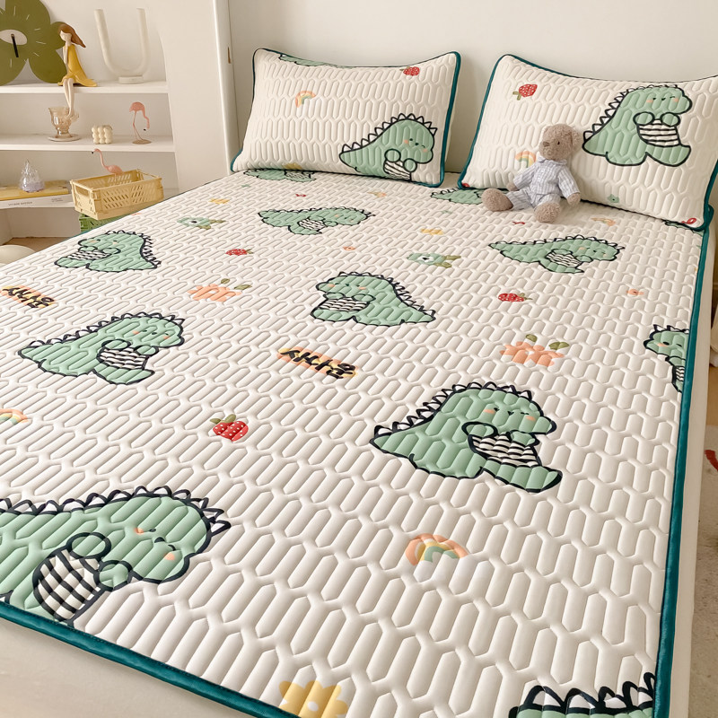  Summer Latex Ice Silk Cool Mat three sets 1 5m1 8 m Home washable single double child Dormitory Mat