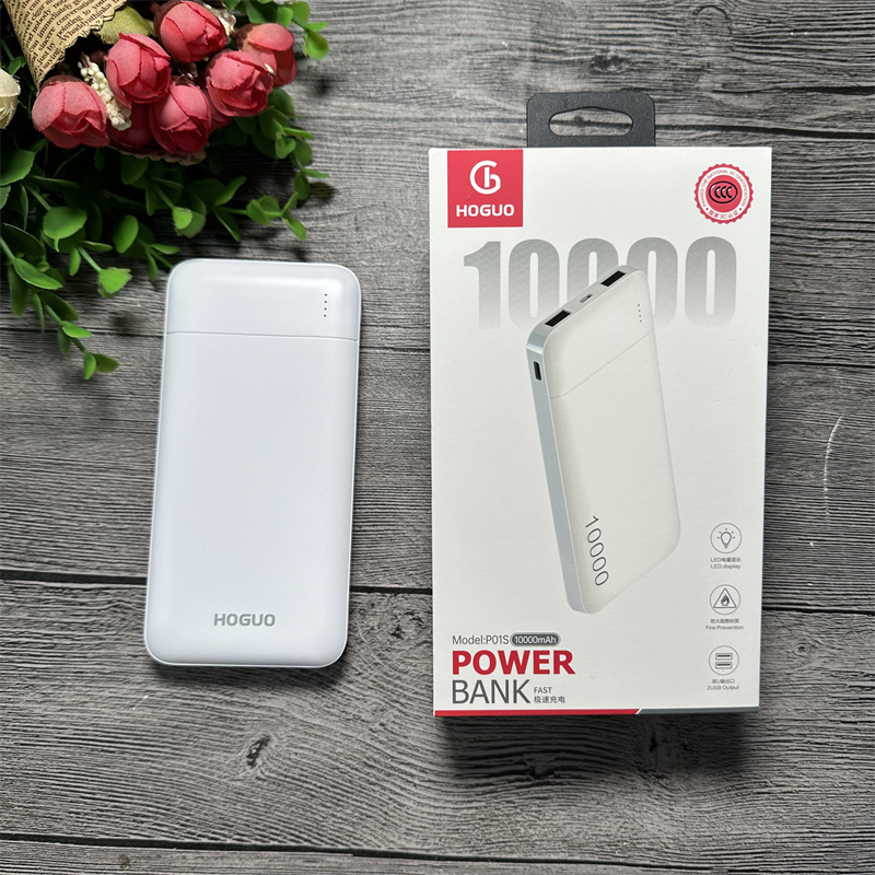 Hongguo P01S Power Bank 10000Mah Mobile Phone Charger Dual USB Universal 3C Certified Hongguo P01S Power Bank 10000Mah Mobile Phone Charger Dual USB Universal 3C Certified