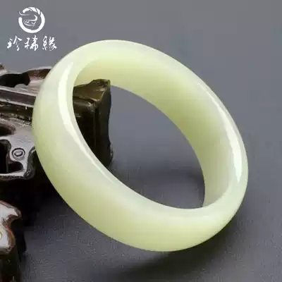 Rare edge Xinjiang Hetian Jade bracelet Natural jade green and white jade oil-run yellow jade bracelet women with certificate bracelet