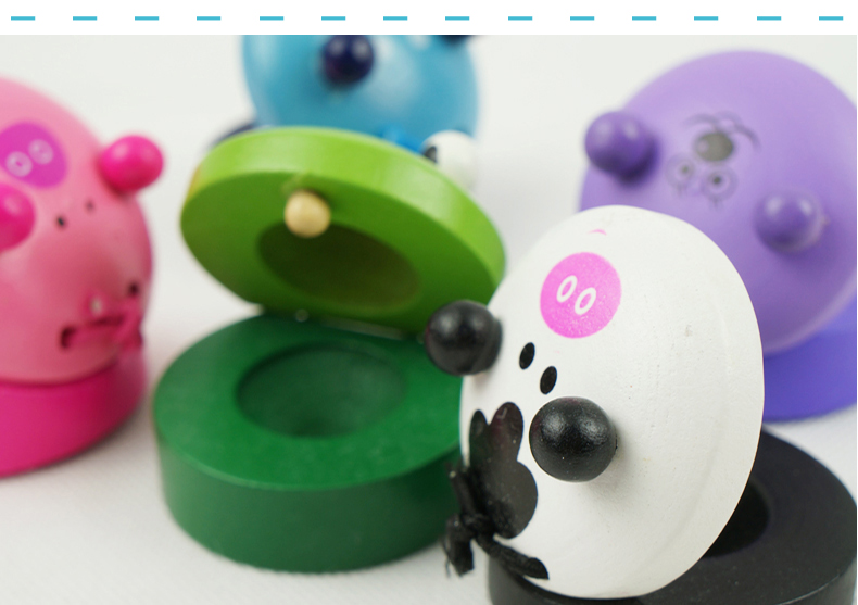 Động vật castanets nhạc cụ trẻ em nhạc cụ gõ trẻ em nhạc cụ phim hoạt hình castanets đồ chơi âm nhạc trẻ em đồ chơi âm nhạc điện tử cho trẻ