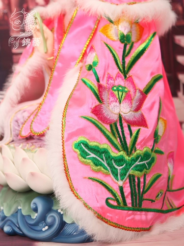 Нанхай Гуаншийин Бодхисаттва Бог Гуанин Гуаньин кусок бог снежный зал бог одежда Лотос Будда Статуя Бога халат Шаль