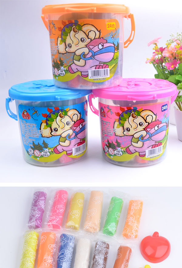 Ngày của trẻ em Ngày trẻ em Không độc hại Bùn đầy màu sắc 12 Màu plasticine Trẻ em Màu bùn Gửi Khuôn mẫu cho trẻ em Văn phòng phẩm - Đất sét màu / đất sét / polymer đất sét, đất nặn cho bé