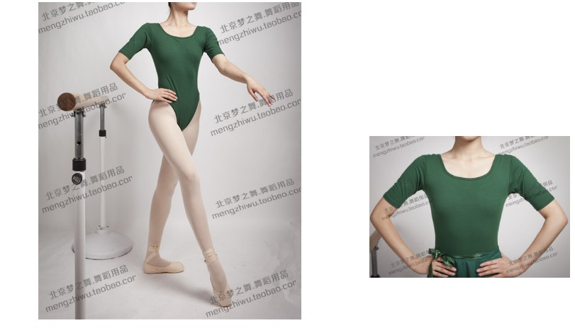 Người bán vàng mơ ước múa năm điểm tay áo vuông nhảy múa ba lê thực hành quần áo hình dạng cơ thể chặt chẽ cơ thể quần áo yoga trên không - Khiêu vũ / Thể dục nhịp điệu / Thể dục dụng cụ giày tập múa