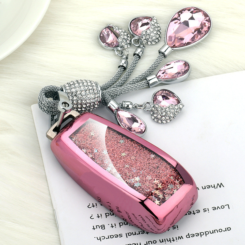 Suitable for Mercedes-Benz car key bag new E-class E300L GLC C260L A200L GLA shell female luxury buckle cover