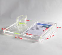 Mobile phone display rack Apple mobile phone acrylic bracket mobile phone bay crystal label bracket with label paper