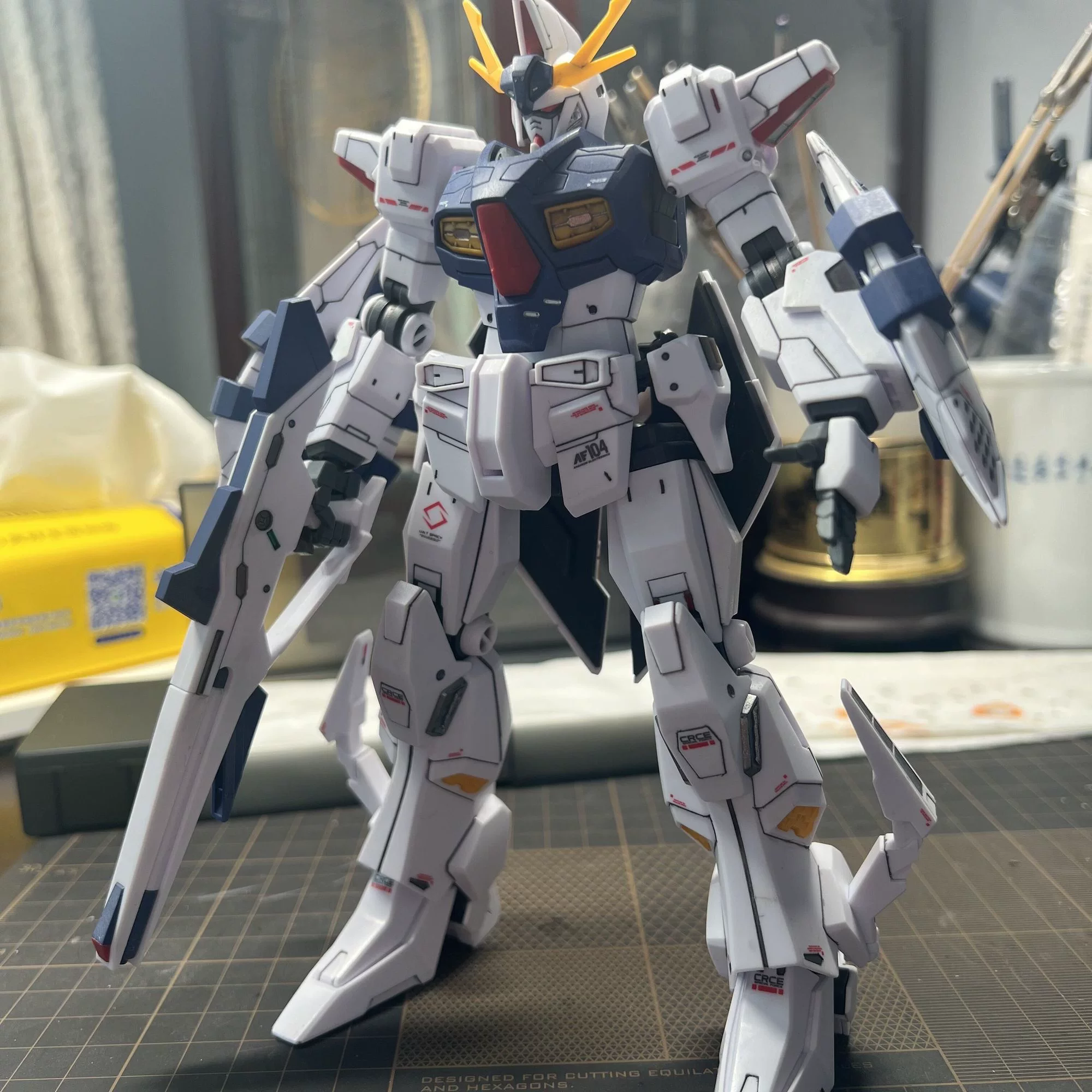 Восстановленная версия новой фабричной GL Penelope White Goose Gundam блестящий Hathavi сборочная модель 1/144 HGUC