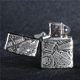 zippo windproof lighter pure copper antique silver armor machine five-sided carving Harley eagle skull Chapter 11