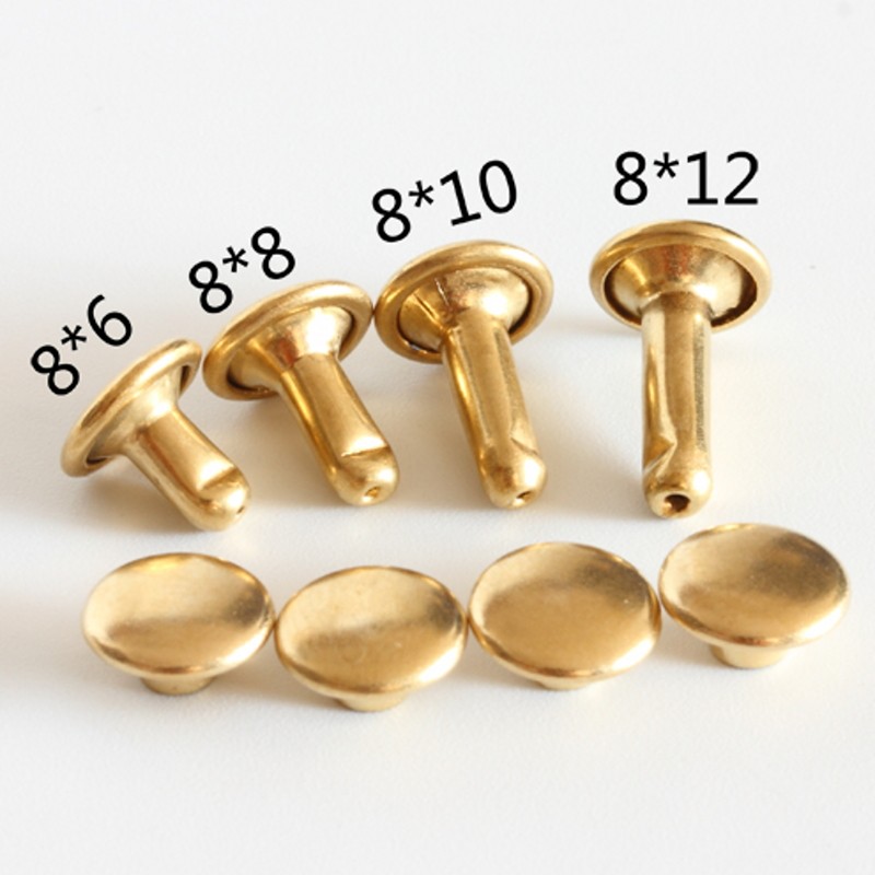 [USD 5.11] Bronze double arc rivet wicker nail collision nail 6810mm ...