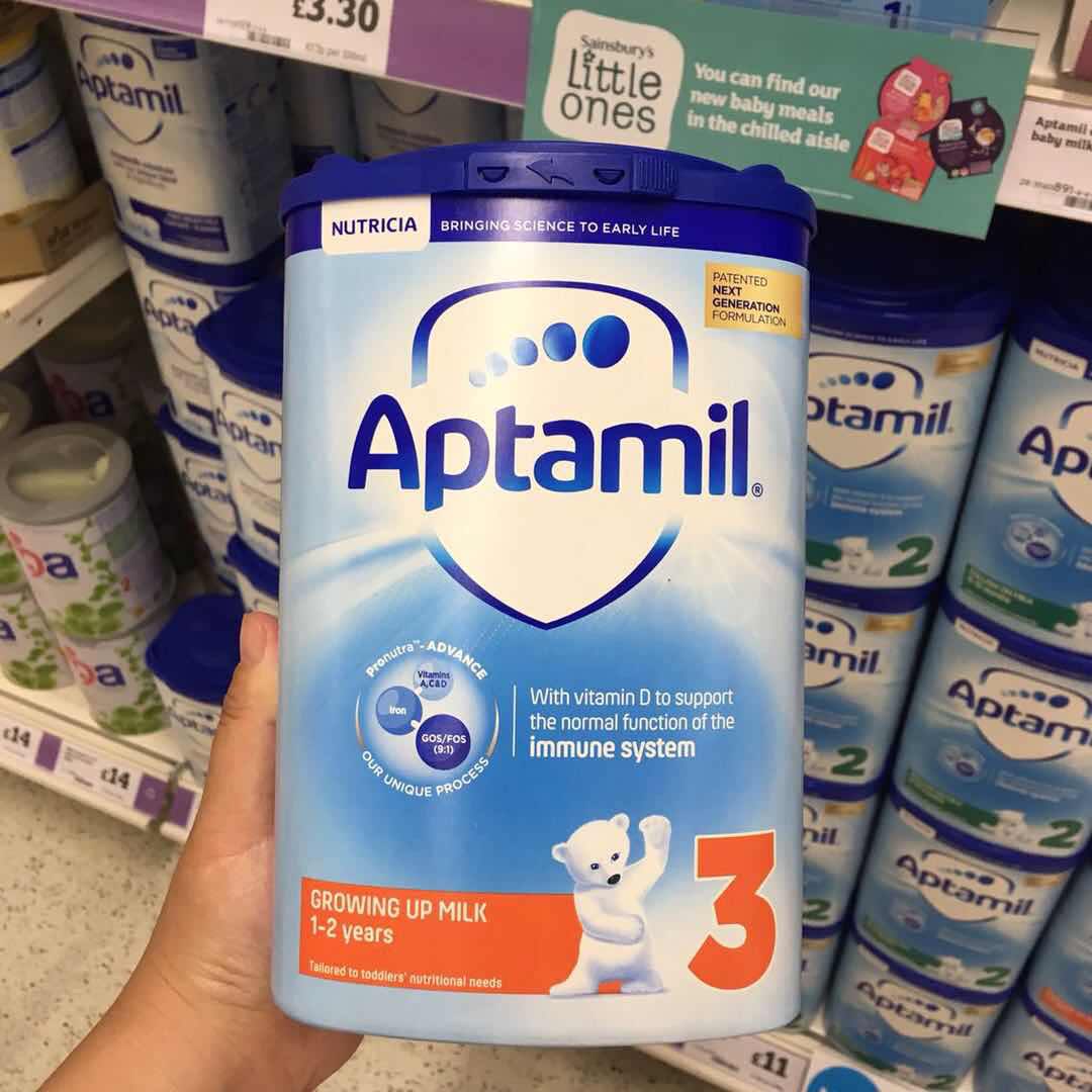 British direct mail Aptamil infant growth milk powder 3 segments suitable for 1-2 years old