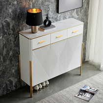 Italian light luxury Rock board shoe cabinet into the house multifunctional porch cabinet simple modern living room bedroom large capacity locker