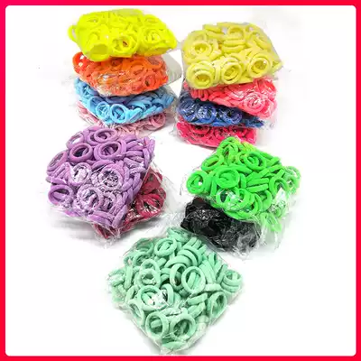 Children hair accessories baby towel leather ring Hairband color small towel Hairband little girl headgear Hairband rubber band