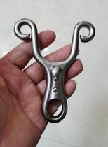 Titanium - yi outdoor titanium alloy TC21 CNC high - end slingshot non - fast - pressed non - willow wave