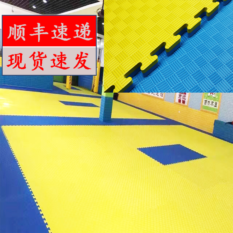 Professional taekwondo mats Road mats environmental martial arts dance thick foam sports training fighting floor mat wood grain mats