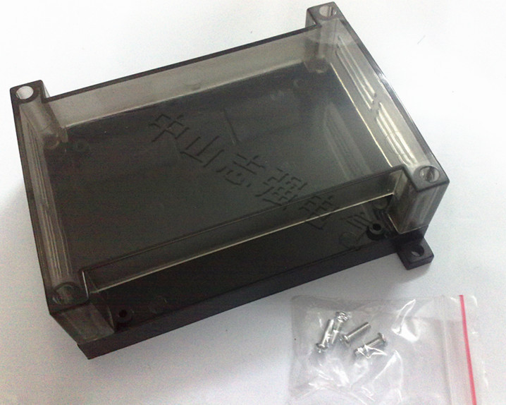 Transparent PLC housing 125 * 90 * 40 work control box plate PLC housing Zhongshan factory shop hot pin