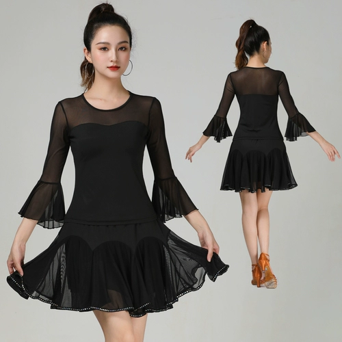 2024 Plaza Dance Clothing Network Make Elice Latin Dance Новый набор национальных стандартных танце