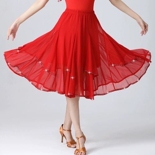Плаза танцевальная юбка, танец юбки, современная танца танцевальная танцевальная танце