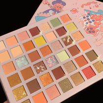 MUGE LEEN dream revival 42-color eyeshadow plate waterproof and sweat-proof not easy to get students cheap eye shadow makeup