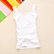 Phiên bản mới của Hàn Quốc của áo sơ mi ren yếm ren ren hoang dã Áo sơ mi nữ Camisole chạm đáy