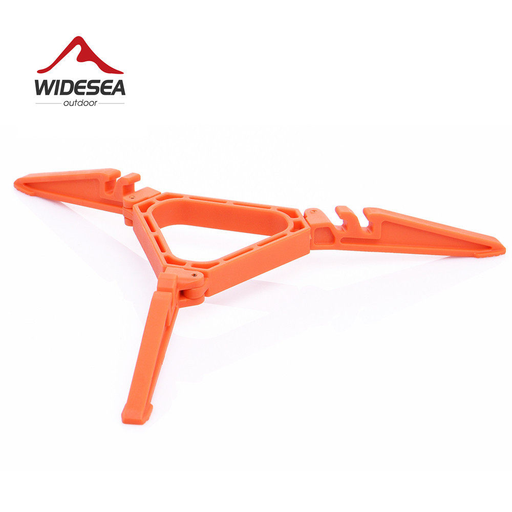 Gas tank bracket travel camping stove accessories gas furnace folding ABS resin triangle outdoor flat gas tank bracket