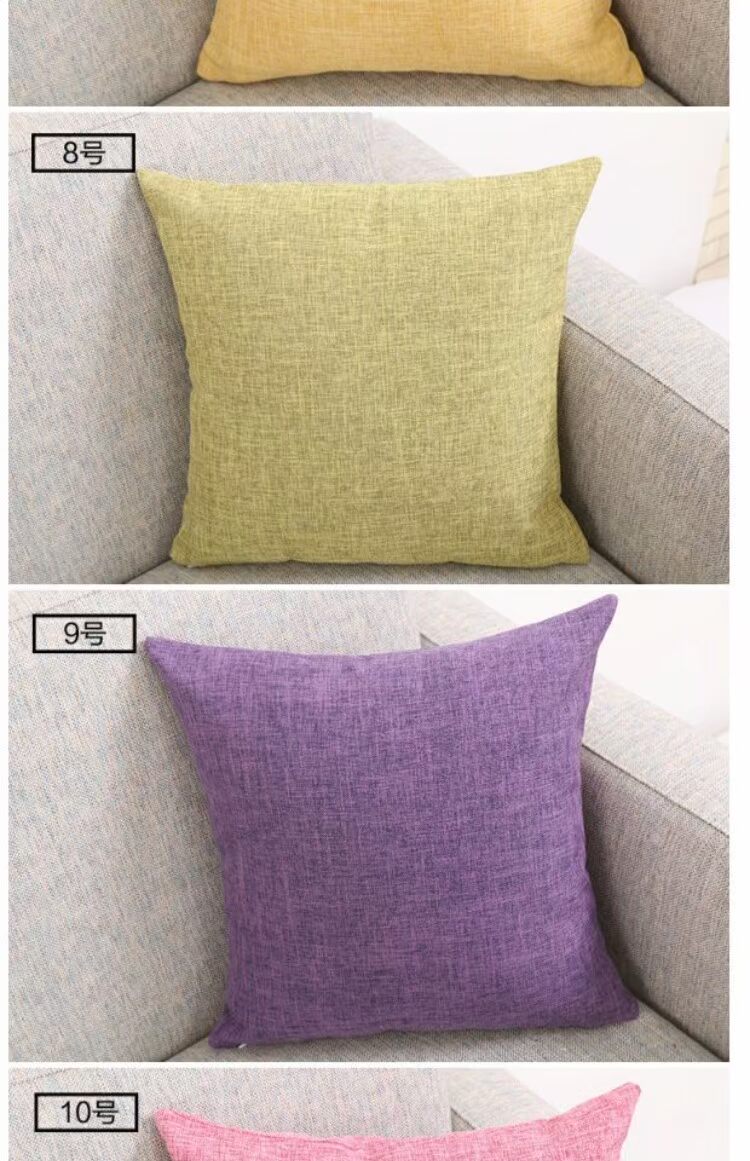 Continental dày vải vải đệm vải gối văn phòng gối đệm sofa đệm gối - Trở lại đệm / Bolsters chăn gối văn phòng 2 trong 1