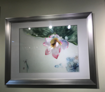 Bowenxuan Su embroidery pure handmade lotus Su embroidery living room and restaurant hanging paintings fine Su embroidery