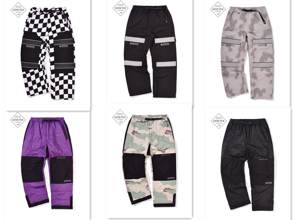 2021 Korea DIMITO ski pants fashion trendy men and women single double board waterproof wind wear-resistant loose gtx high performance