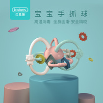 Newborn toys baby rattles babies can bite and chew at high temperature boiled for 6-12 months 0 to 1 years old